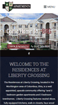 Mobile Screenshot of libertycrossingapt.net