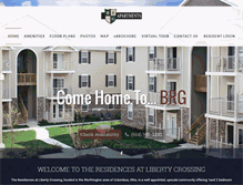 Tablet Screenshot of libertycrossingapt.net